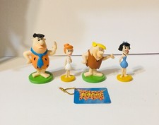 Fred e Wilma Flintstones Barney e Betty Rubble 4 Figure Resina  NEW The Antenati