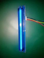 101seg 100mm LED Bargraph Module, DC5V Power supply, Blue, 0-5V Input, Port A