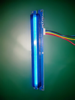 101seg 100mm LED Bargraph Module, DC5V Power supply, Blue, 0-5V Input, Port A