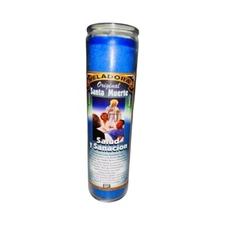 SANTA MUERTE Salud y Sanacion Veladora -Holy Death Candle Para estar saludable