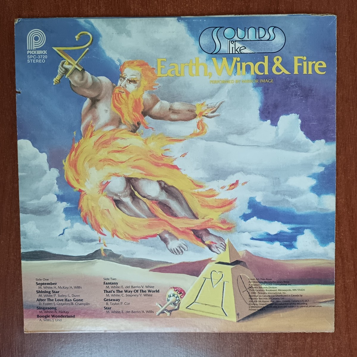 Mirror Image – Sounds Like Earth Wind & Fire [1980] Vinyl LP Disco