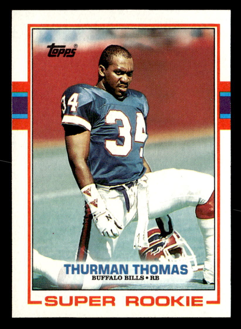 Thurman Thomas 1989 Topps Rookie Card #45 Buffalo Bills