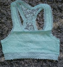 Girls justice lace racerback bralette size 30 new mint