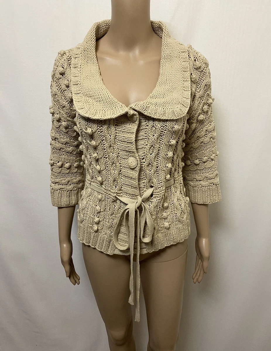 Day Birger et Mikkelsen Cardigan Womens Sz Small Handmade Knit