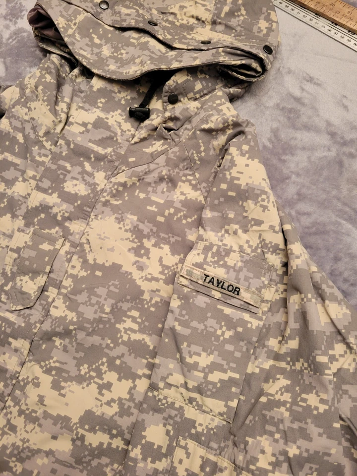 Tru Spec H20 Parka Jacket ECWCS ECW Medium Cold Weather Gen 1 Digital Camo Nylon - Image 2 of 4