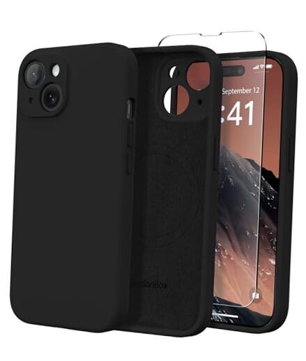 Magnetic for iPhone 14 Case, Compatible with MagSafe, [Full Camera Black