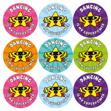 144 Dancing is my Superpower Star Reward Stickers for Dance Teachers, Coaches 30