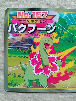 Typhlosion VS Meganium Nintendo Top sun Japanese Pokemon Card
