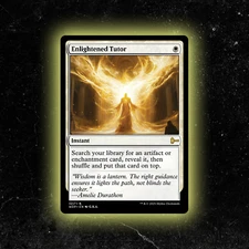 Enlightened Tutor - Custom Magic: The Gathering Card - High-Quality