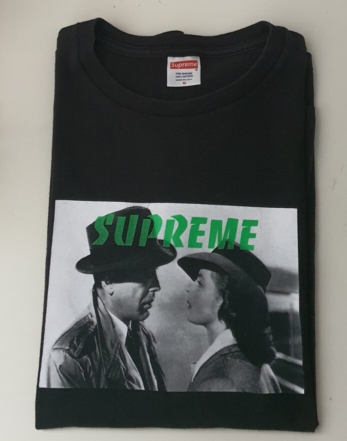 SS12 Supreme Casablanca Tee Bogey Black T-shirt M medium Black Vintage 2012 Rare
