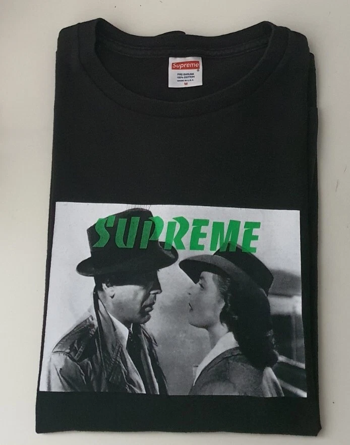 T Shirt SS12 Supreme Casablanca Bogey Nera M Media Vintage 2012 Rara