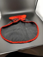 Dog Cat Pet Halloween Costume Dracula Vampire Witch Black Red Cape Hook And Loop