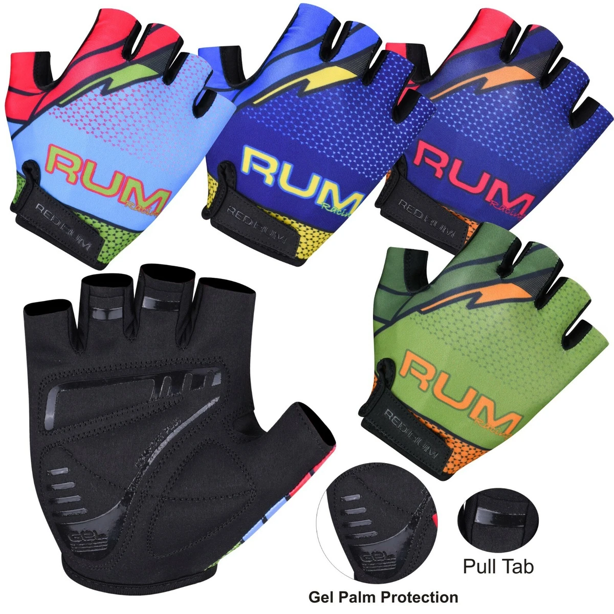 Guantes de Bicicleta – Guantes MTB Comfort Red – LEVEL