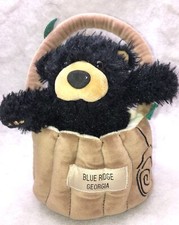 Bearfoots Bear In A Log jeff Fleming Plush blue ridge georgia. 2019-C