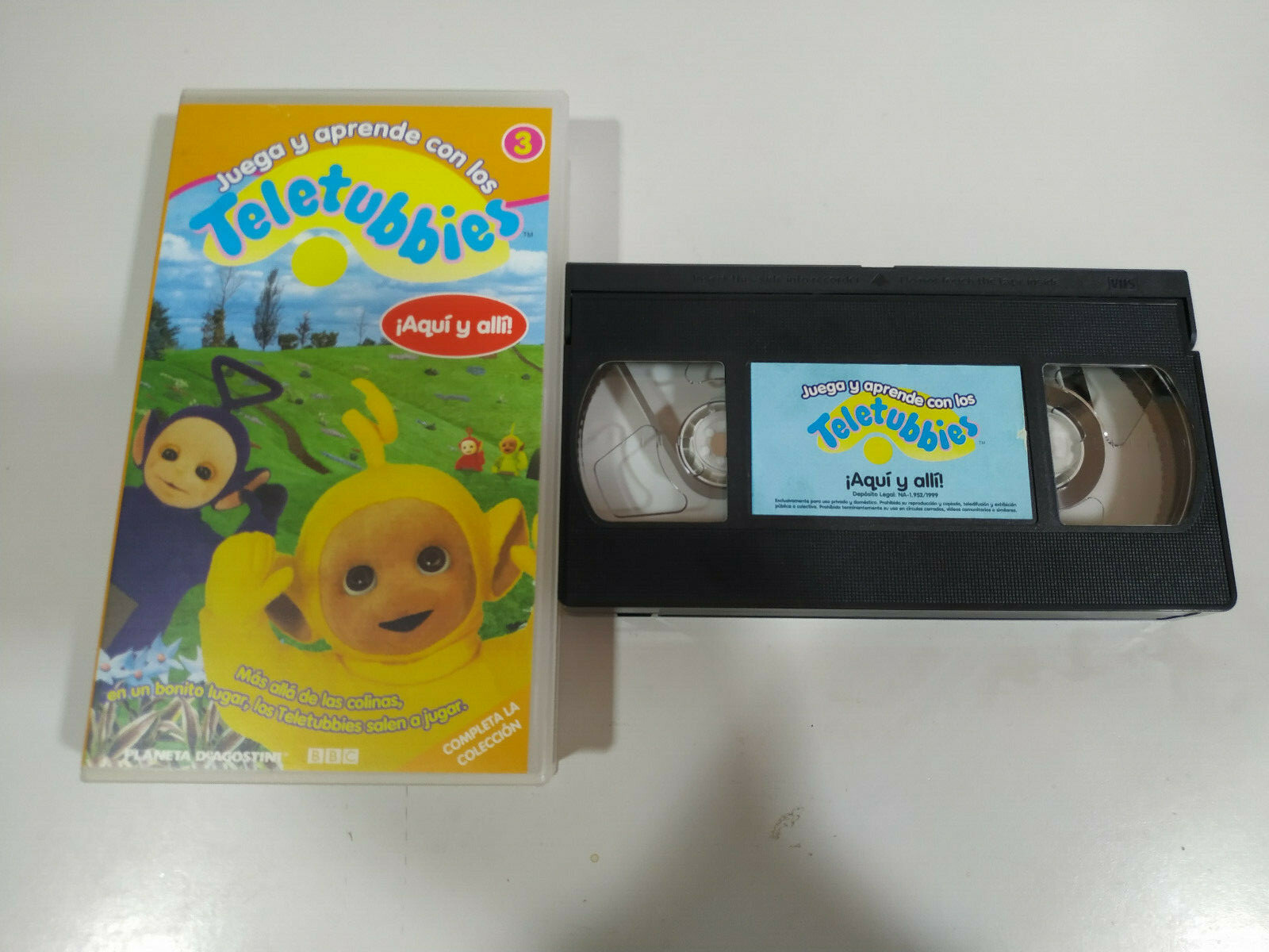 Teletubbies Here And There! BBC - VHS Tape Spanish - 3T