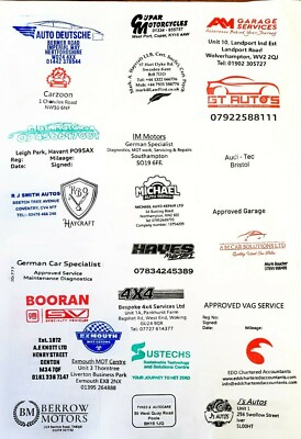 Maßgeschneiderte Briefmarken Farbe, Text, Bild LOGO, Firma LTD Business Service 