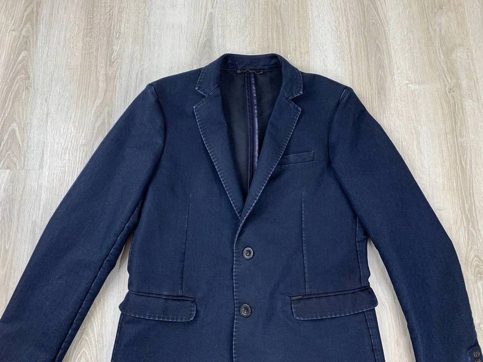 Blazer Hombre Diesel Talla 50 Color Azul Foto 3 de 4