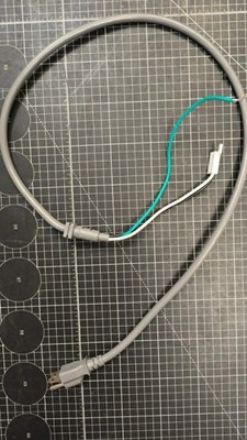 OEM GE Microwave Power Cord Assembly WB27X43187 For JVM7195RW1SS