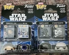 Funko Bitty Pop!: Star Wars - 2x 2pack Princess Leia R2-D2 Vader Stormtrooper