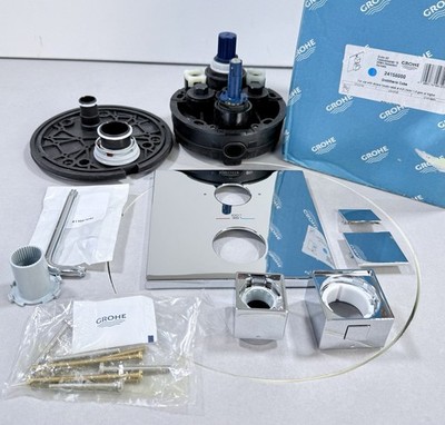 Grohe Grohtherm Dual Function Thermostatic Valve Trim in Chrome -  24158000