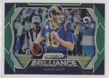 2019 Panini Prizm Brilliance Green Prizm Jared Goff #B-JG 2qw