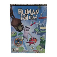 Human Fall Flat PC DVD-Rom Software With Bonus Bomber Crew Game *FACTORY SEALED*