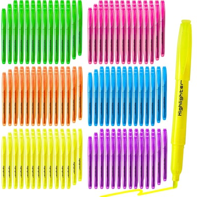 270 Pcs Highlighters Assorted Colors, Chisel Tip Multicolor Highlighter Marke...