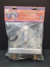 NOS-Mobile Home 4" Exposed Tub Shower Diverter Faucet, Brass Underbody P-019NB