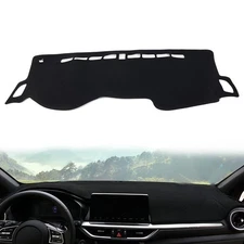 Dash Mat Dashboard Cover For Kia Forte 2019-2023 For K3 Cerato 2019-2022 Black