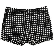 Banana Republic Marimekko Black & White Tailored Shorts Women's size 8