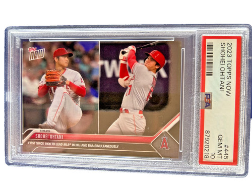 2023 Topps Now Shohei Ohtani #445 PSA 10 GEM MT