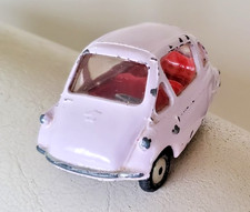 Totally Original 1960s Lilac Corgi Trojan Heinkel Bubble Car No.233 in Repro Box