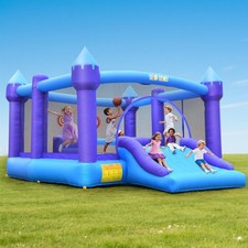 15.3 x 12ft Commercial Inflatable Bounce House with Wider Slide for Kids Castle