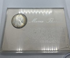 Maria Theresa Thaler Restrike Silver Coin 0.833 28g Austria Mint in Card