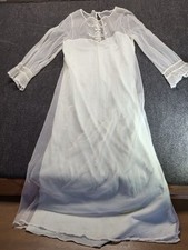 Vintage White Lace Bridal Robe