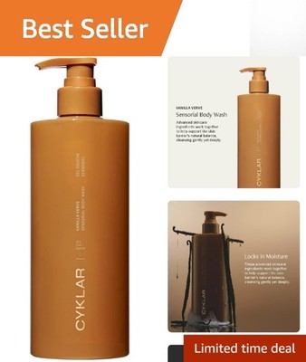 Indulgent Vanilla Scented Hydrating Body Wash with Multi-Oil Complex - 16.5 Oz