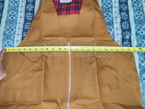 *NEW* Never Worn Montgomery Ward WESTERN FIELD MENS HUNTING VEST LARGE - Picture 10 of 12