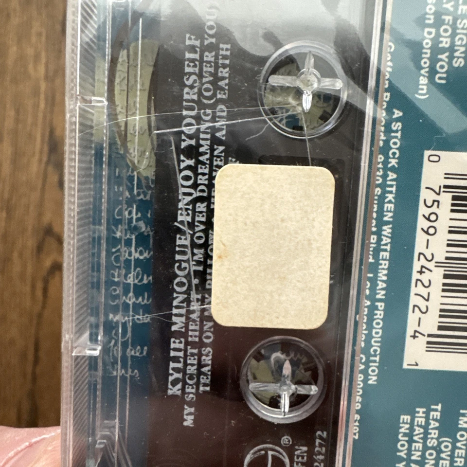Enjoy Yourself by Kylie Minogue (Cassette, 1989) NEW SEALED Crack In Case - Image 3 of 4