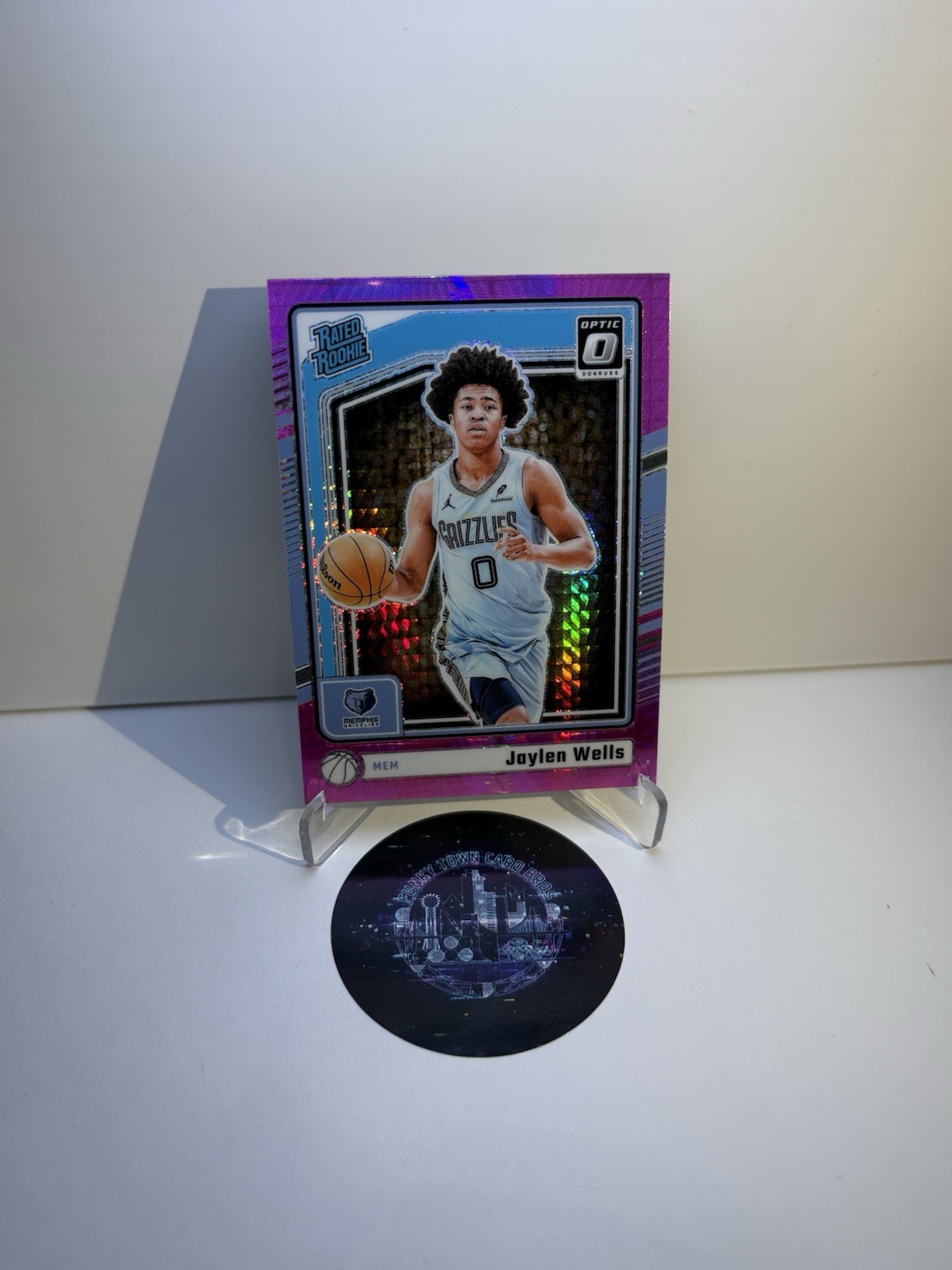 2024-25 Panini Donruss Optic - Jaylen Wells (RC) Pink Hyper #252 Parallel