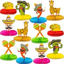 12pcs Fiesta Mexican Party Table Decoration Centerpiece 8  Paper 5 Cinco De Mayo