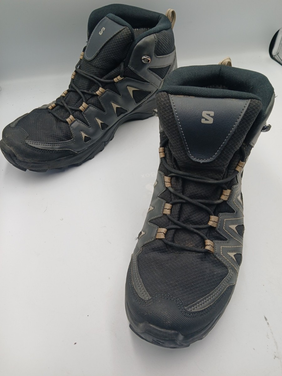 Salomon X Braze Goretex Size Mens Walking Hiking Black Boots