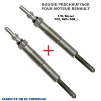 2 GlüHkerzen FüR Clio 2 Kangoo 1.9D Diesel F8Q Newparts Aluminium M10X100