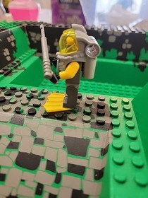 Brains Diver Atlantis Lego Minifigure Deep Sea Raider 7984