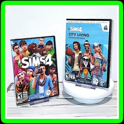   ️ The Sims 4 Base Game + City Living Expansion Pack For PC/Mac   NEW SEALED