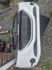 Peugeot 208 White 2013 Front Bumper