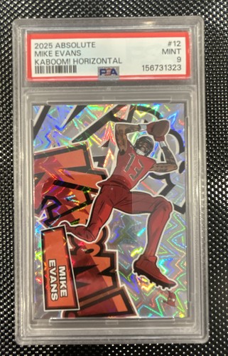 Mike Evans #12 2025 Panini Absolute Kaboom Horizontal card