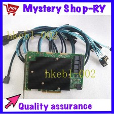 LSI SAS 9300-16I 12GB/S HBA BUS ADAPTER CARD IT Mode W/ 4 SFF-8643 SATA Cable