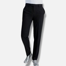 Nautica Men's Black Performance Bi-Stretch Modern-Fit Dress Pants Size 42W 32L