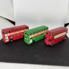 3 Vintage Matchbox Lesney 2-No.74 Daimler Bus & No.5 Routemaster Visco-Static BP