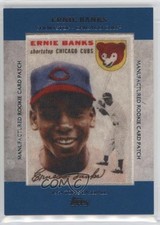 2013 Topps Manufactured Rookie Card Patch Ernie Banks #RCP-2 Patch HOF 1ja4. rookie card picture